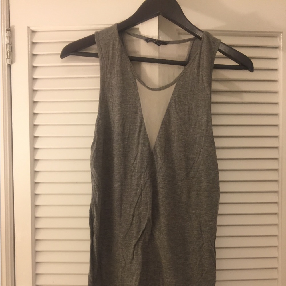 V-neck cutout tank top